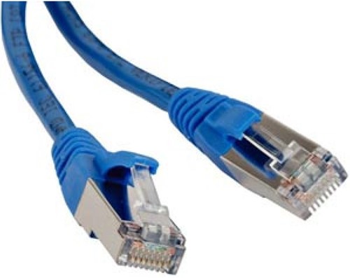Digikeijs DR60887 STP kabel 25 cm blauw